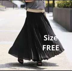 ワイドプリーツパンツ