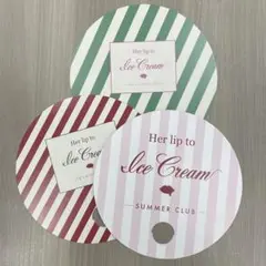 Her lip to Ice Cream ノベルティ うちわ