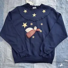 90s 00s 古着　USA製　リメイク　パッチワーク　スウェット　レトロ