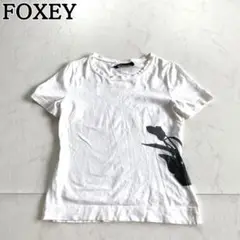 希少★FOXEY フォクシー 半袖Tシャツ ギンザ9周年