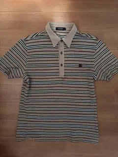 BURBERRY BLACK LABEL ポロシャツ　ボーダー　2(M)