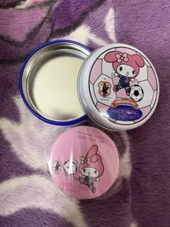 レア マイメロ なでしこジャパン記念 缶入りメモセット