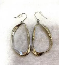 新品★CENE セネ☆変形フープシルバーピアス