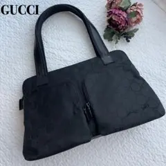 極美品✨GUCCI トートバッグ ビジネス ポケット ナイロン レザー A4可