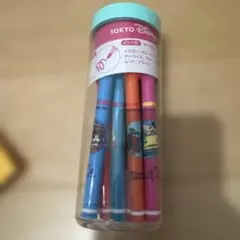 ディズニーリゾート カラーペン セット レトロ柄