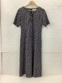 8.8◎A854P◎ヴィンテージ◎ロングワンピース◎カットソーワンピ◎花柄