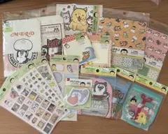 まめきちまめこ　ダイソーコラボ　文房具15点セット売り