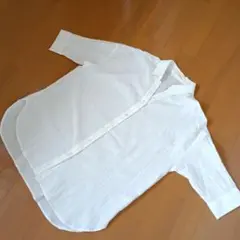 新品未使用　綿100%　5分袖白シャツ