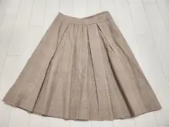 BURBERRY BLACK LABEL フレアスカート　ブラウン