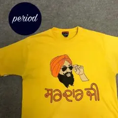 P2322 ABHINAV KNITS パンジャブ　シーク教　プリントTシャツ