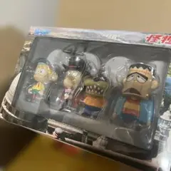 怪物くん ちびきゅんキャラ 4体＋親子カレー皿 3Dポストカード フィギュア