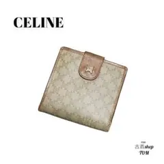 CELINE セリーヌ 折財布 マカダム柄