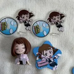 麗日お茶子 スカイツリー アクリルスタンド 星型缶バッジ