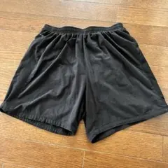 NIKE 黒 ショートパンツ DRI FIT ウエストゴム 内側インナー付き