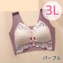 シームレスブラ ノンワイヤーブラ ナイトブラ 3L 小さく見せるブラ 授乳 新品