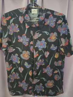 Paul Smith フラワープリント 半袖シャツ M