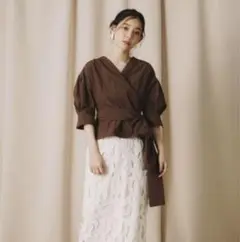 CELFORD セルフォード カシュクールブラウス 38