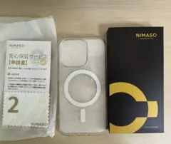 NIMASO iPhone 15 Pro用クリアケース MagSafe対応