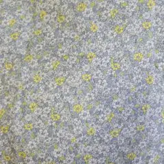 小花柄　グレー　スケア生地　1.8m