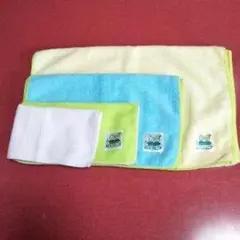 カラフルタオルセット（刺繍付き）