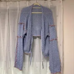 【HELLO.SANFRANCISCO】メッシュリボンカーディガン