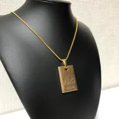 【レア】セリーヌ CELINE ヴィンテージ 馬車 ネックレス プレート