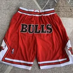 BULLS メッシュパンツ 赤 M