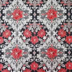 Holiday Flourish Metallic Trellis Ebony