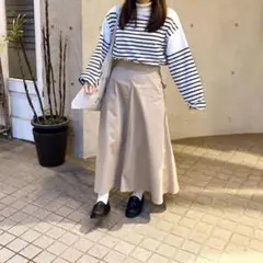 UNIQLO ユニクロ ストレッチコットンブレンドサーキュラースカート