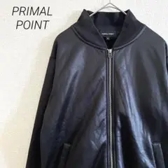 フェイクレザーブルゾン ボアジャケット ブラック M vintage 暖か