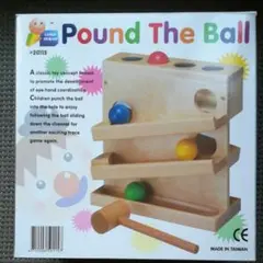 木製知育玩具 pound the ball ボールをたたいて ボールトントン