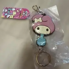 マイメロディ チョコレート　ラバーキーリール サンリオキャラクターズ　未使用