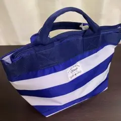 Authentic Collection トートバッグ ネイビーとホワイト