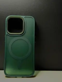 グリーン マグセーフ対応 iPhone１５Proケース