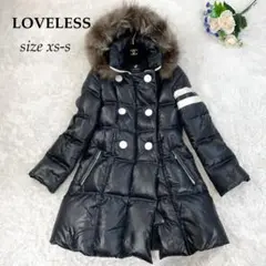 美品✨LOVELESS ラブレス ダウンコート フレア ブラック Sサイズ