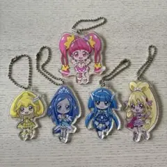 プリキュア　アクリルキーホルダー　まとめ　5点