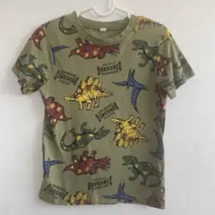 【2色セット】恐竜柄 Tシャツ 120cm