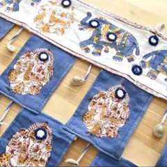 エスニック インド タペストリー のれん トーラン