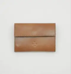 新品【20/80】FOLDED SMALL WALLET（moca）