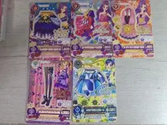 アイカツカード　レア　5枚セットです。