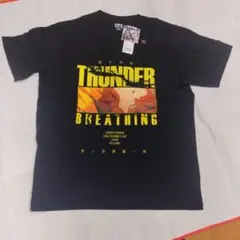 【新品未使用】鬼滅の刃 UNIQLO　Tシャツ 黒 我妻善逸