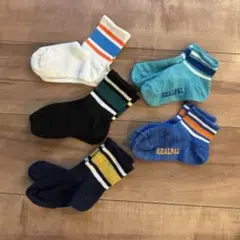REALPAL キッズ靴下セット 5足　15cm-17cm程度