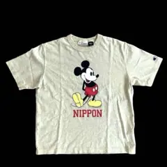 Champion × BEAMS BOY ミッキーマウス Tシャツ イエロー