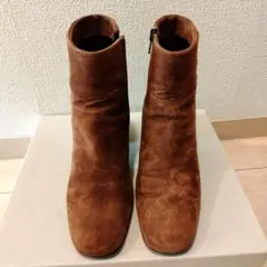 ファビオルスコーニ ショートブーツ スエード 37