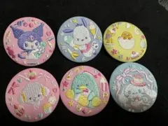 サンリオキャラクターズ 刺繍缶バッジビスケット2