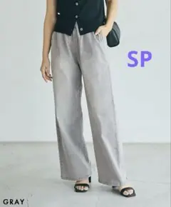 basement online【新品】ウエストゴムリラックスデニム