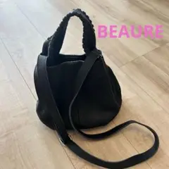 【美品】BEAURE ビュレ　ハンドバッグ　ショルダーバッグ　2way