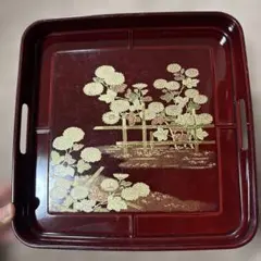 お膳　御盆　トレー　菊