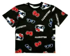 キティ 総柄 Tシャツ サングラス 黒 Lサイズ 新品未使用 タグ付き
