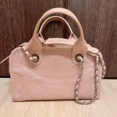 CHANEL ドーヴィル 2way ショルダーバッグ チェーンバッグ